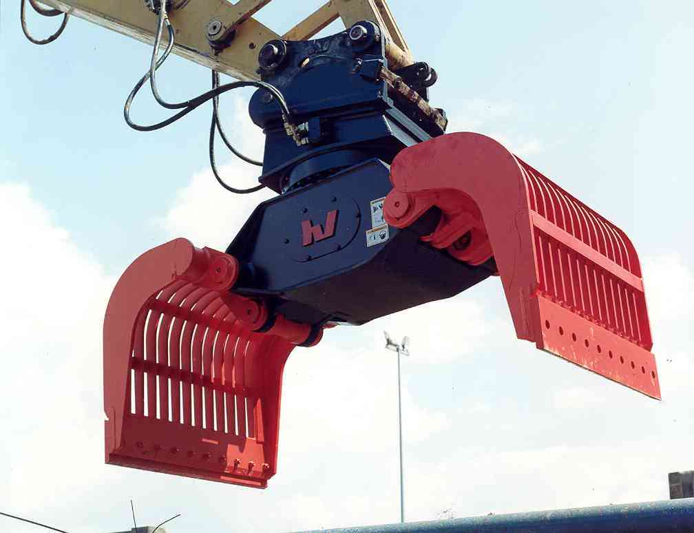 Reparatie van grijpers, graafbakken en containers