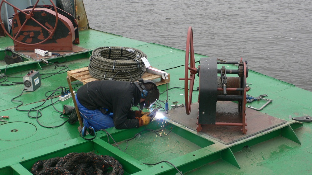 Mekos laswerk op locatie.....