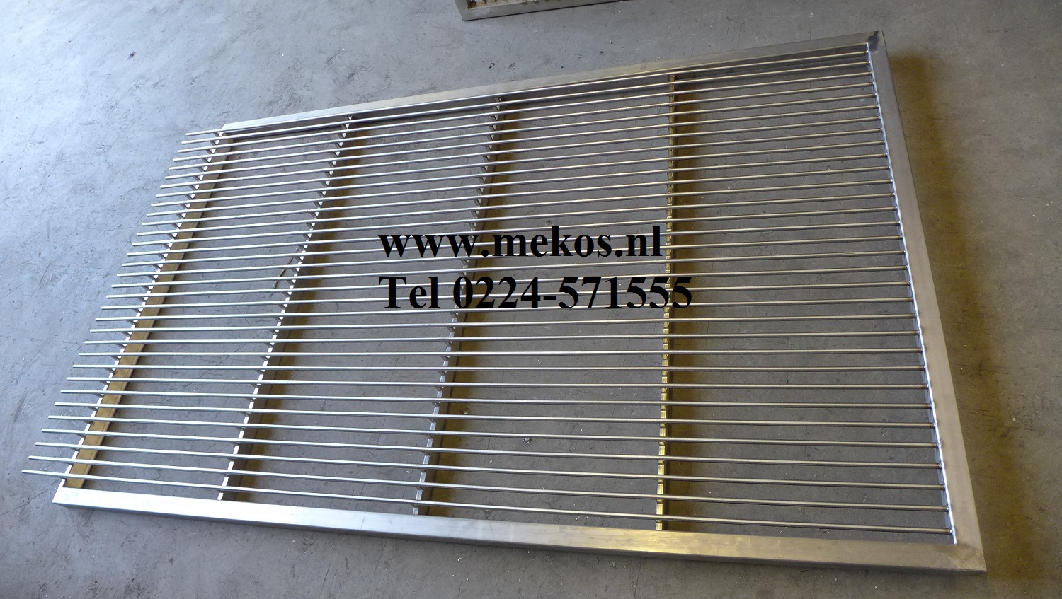 Spijlen zeef op maat gemaakt door Mekos Schagerbrug