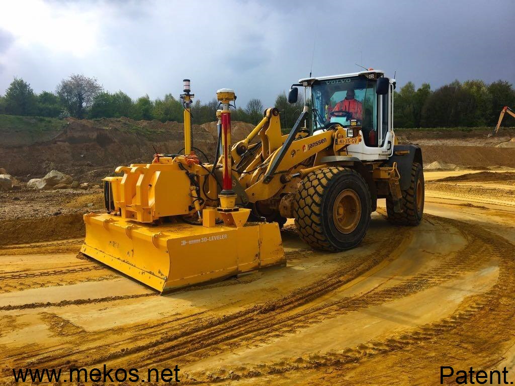 Nieuwe mekos 3D leveler in gebruik.