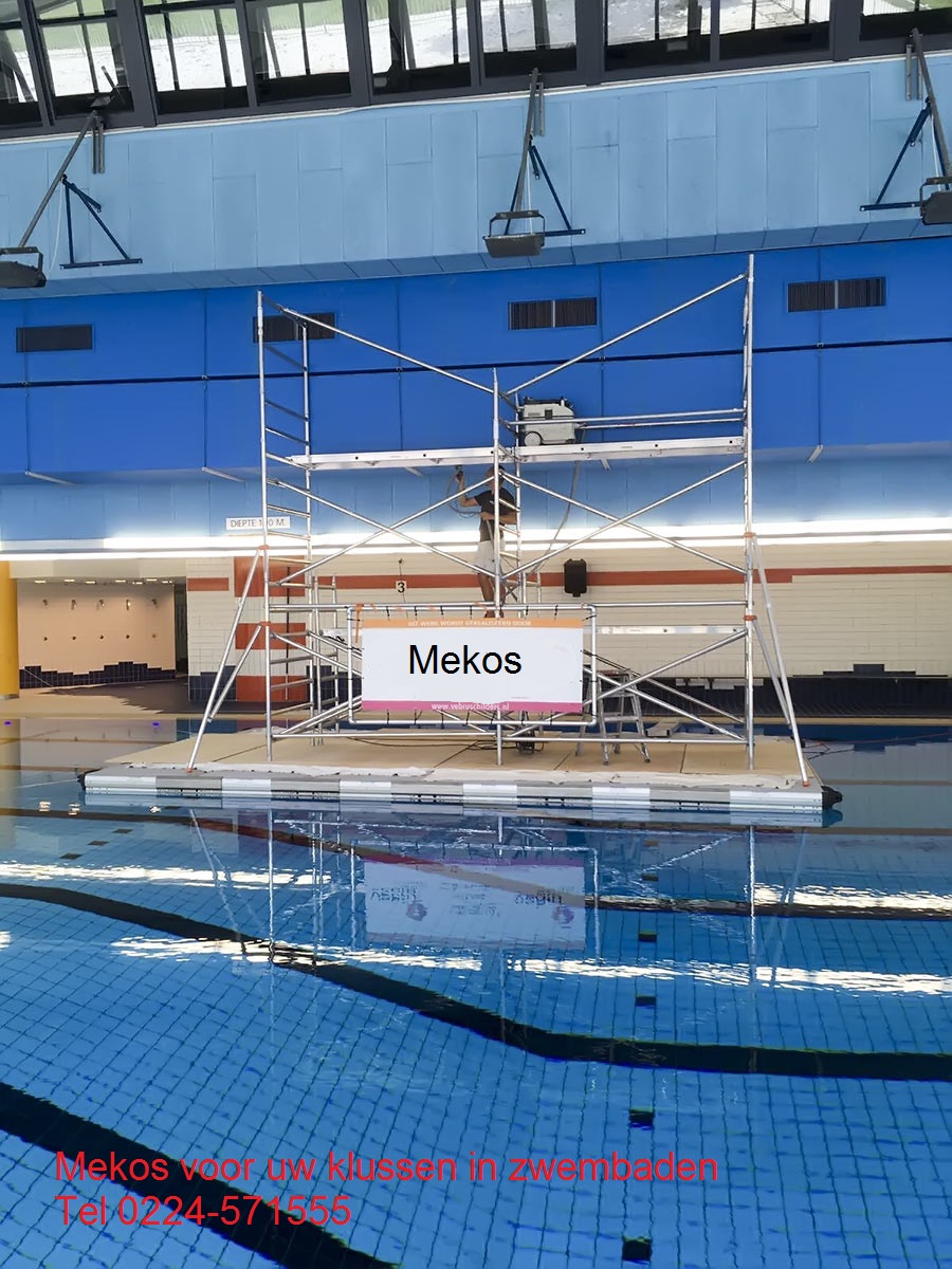 Werk in zwembaden npr9200 metalen ophangconstructies en bevestigingsmiddelen , dan naar mekos schagerbrug.