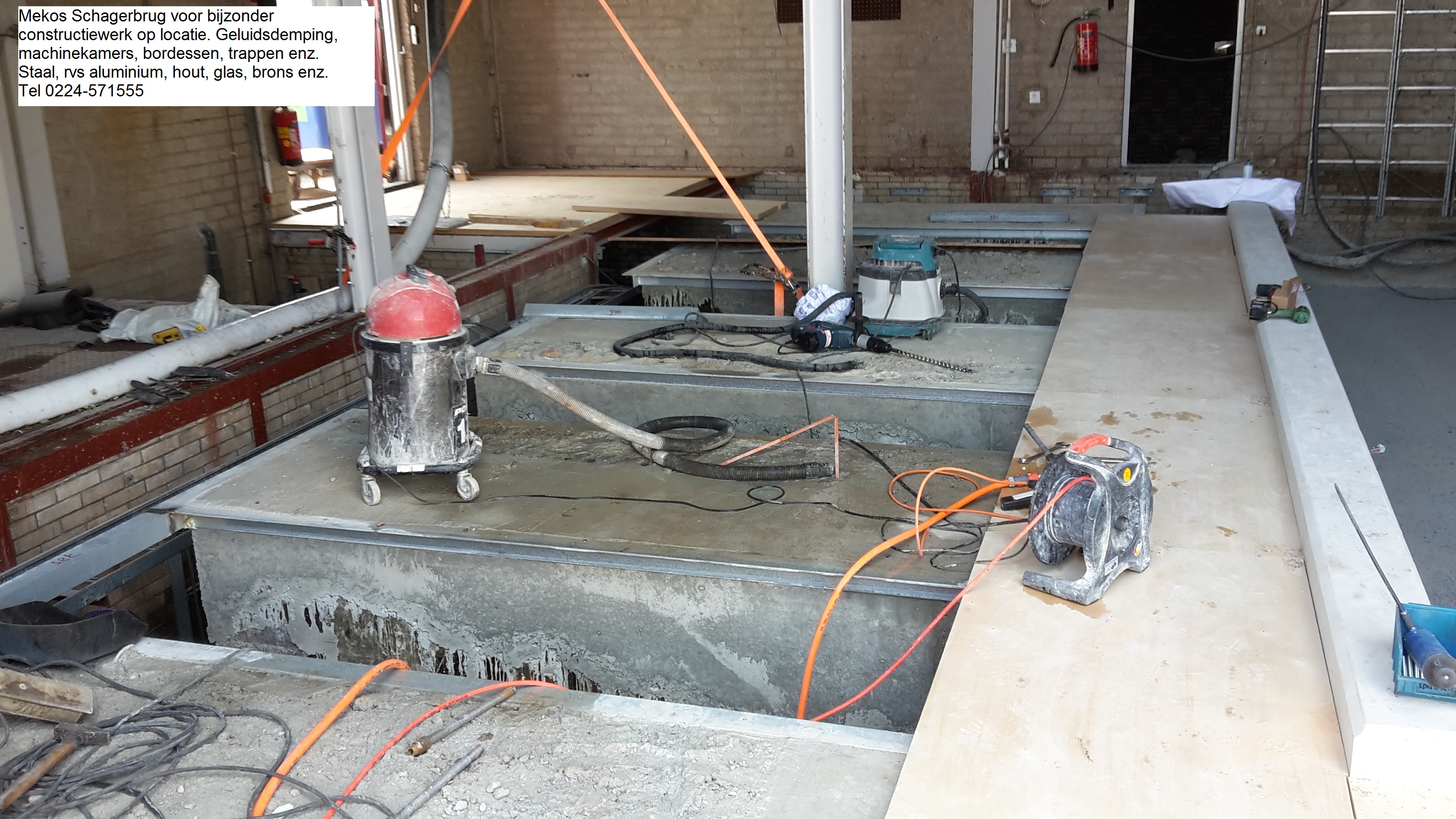 Vloerconstructies , machinekamer vloeren........