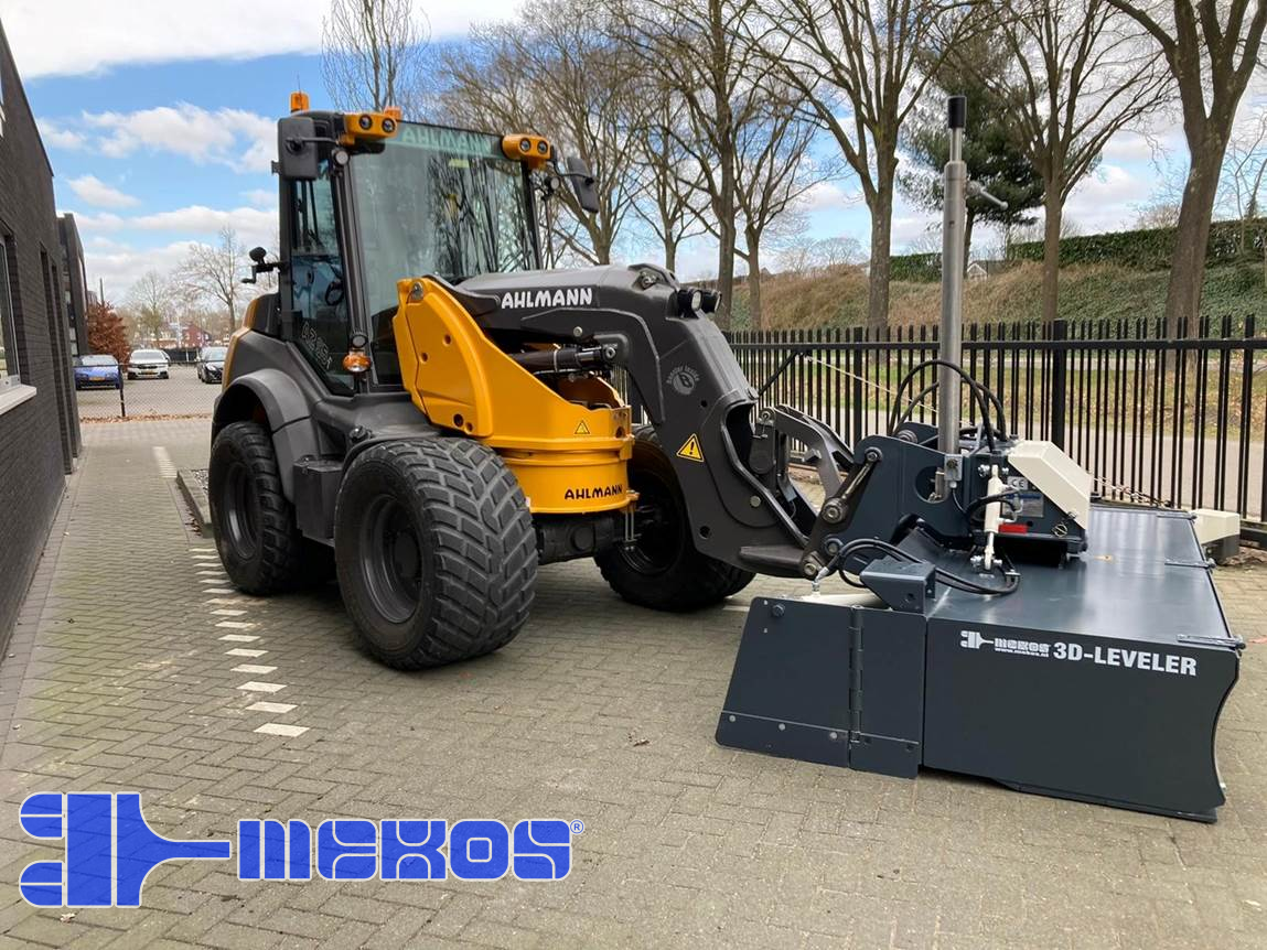 3D-leveler voorzien van Trimble Earthworks systeem