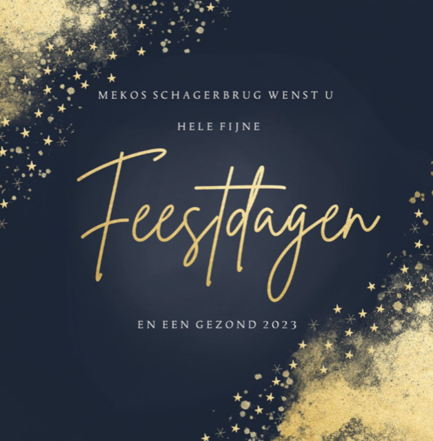 Wij wensen u hele fijne feestdagen en een gezond 2023!